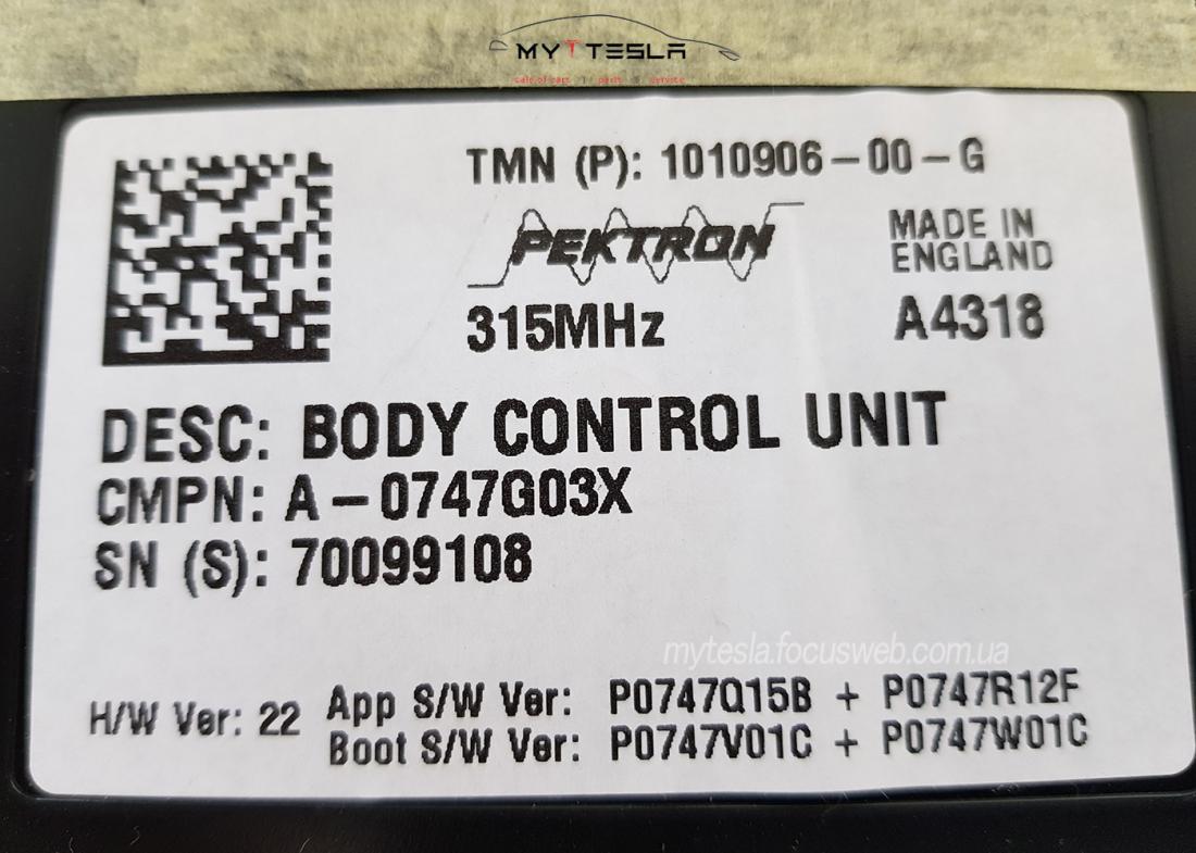 Купити Боді контроллер 315 MHz до Tesla | 1010906-00-G